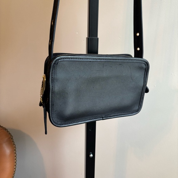 Vintage Coach #9167 Legacy Black Leather Belt Crossbody Bag - Picture 5 of 12